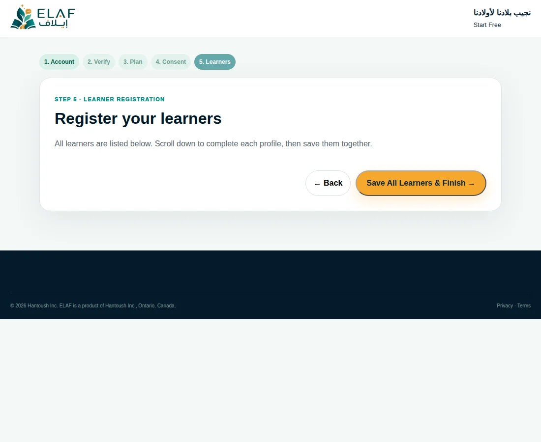 Register your learners
